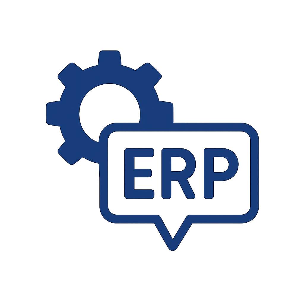 erp icon in 2b3278 no background