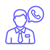 sales rep iphone icon in 585de6 no background