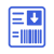 shipping label icon in 5358da no background