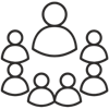 Group and Association Icon 200 x 200 Dark