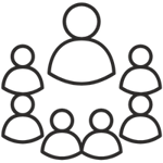 Group and Association Icon 200 x 200 Dark