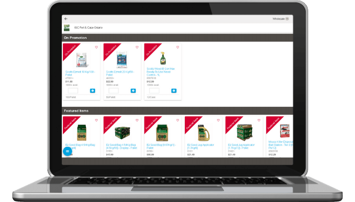 System Features for Wholesaler