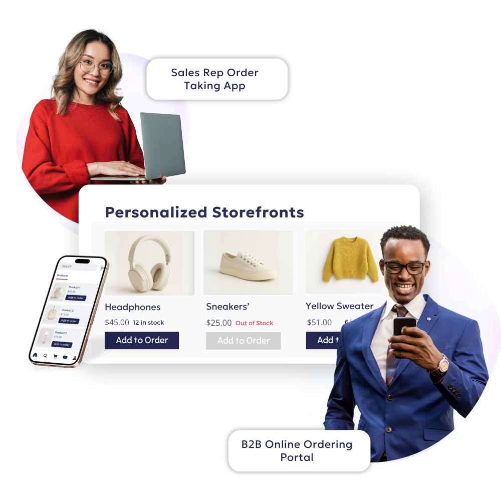 B2B wholesale app designed to scale digital orders