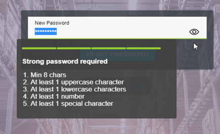 Icon allowing you to view your new password