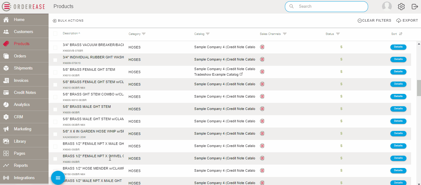 Products-StandardPricing Products-StandardPricing