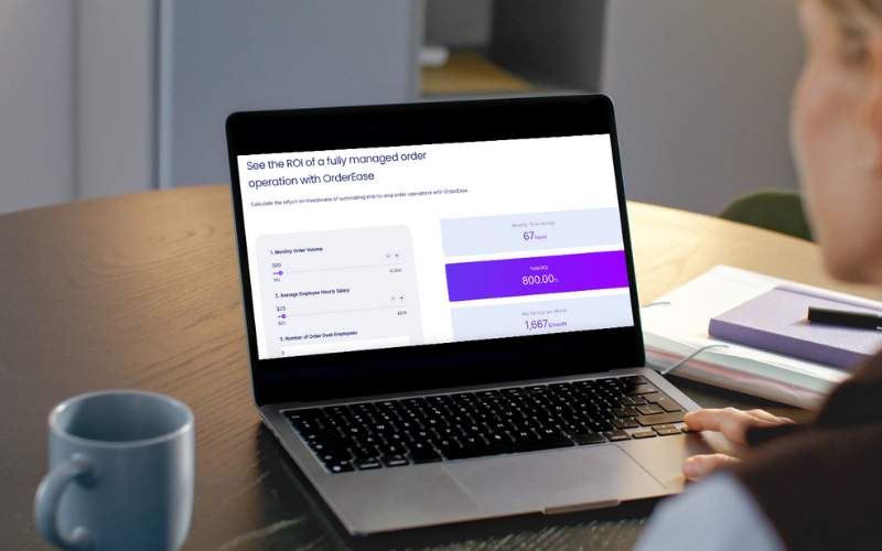 ROI of OrderEase being calculated by ops manager