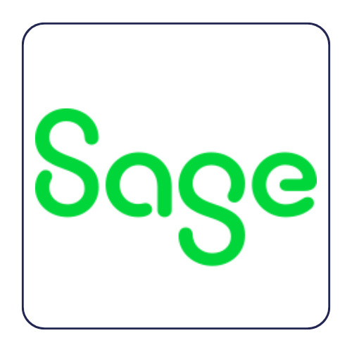 Sage 300 logo displayed on a page about Shopify order management by OrderEase