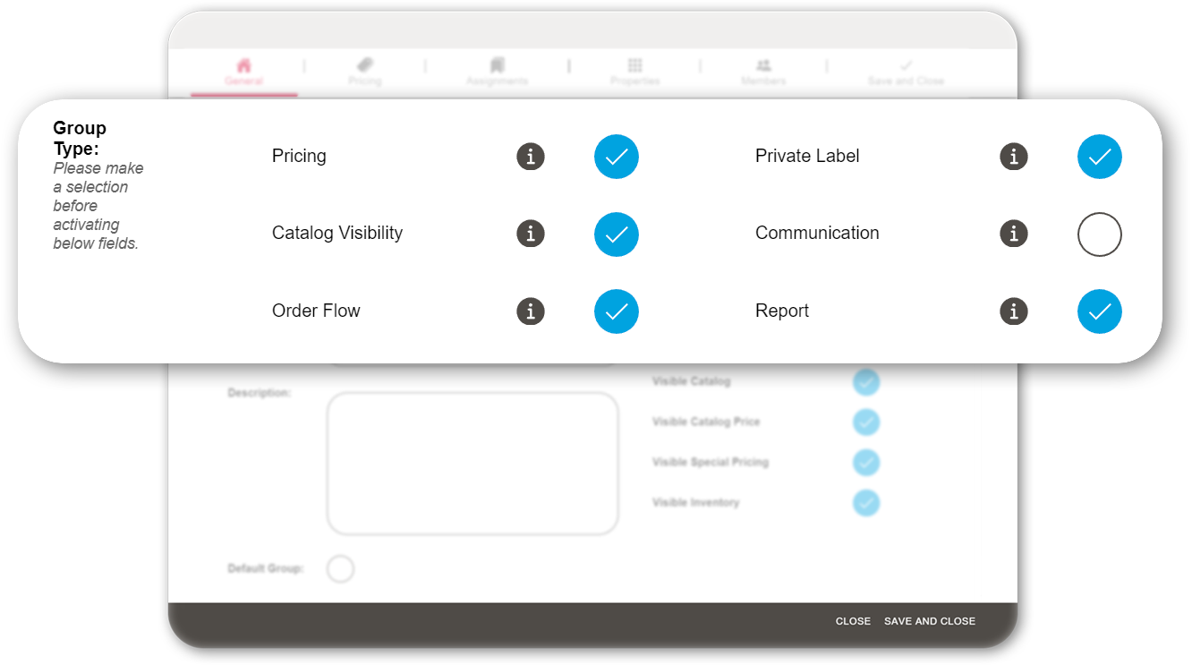 Screenshot of seller features for buyers Screenshot of seller features for buyers