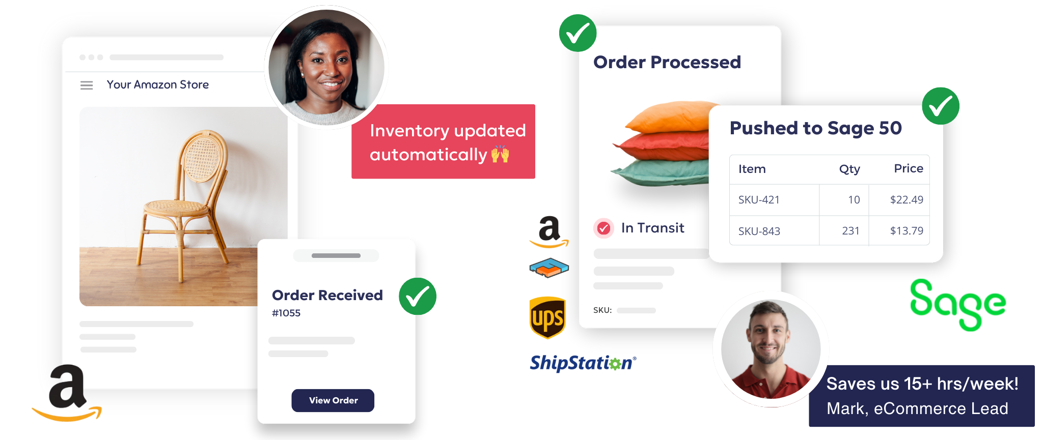 Orderease Amazon Seller + Sage 50 Automation