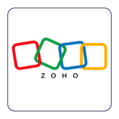 Zoho logo  on the Amazon order management page by OrderEase