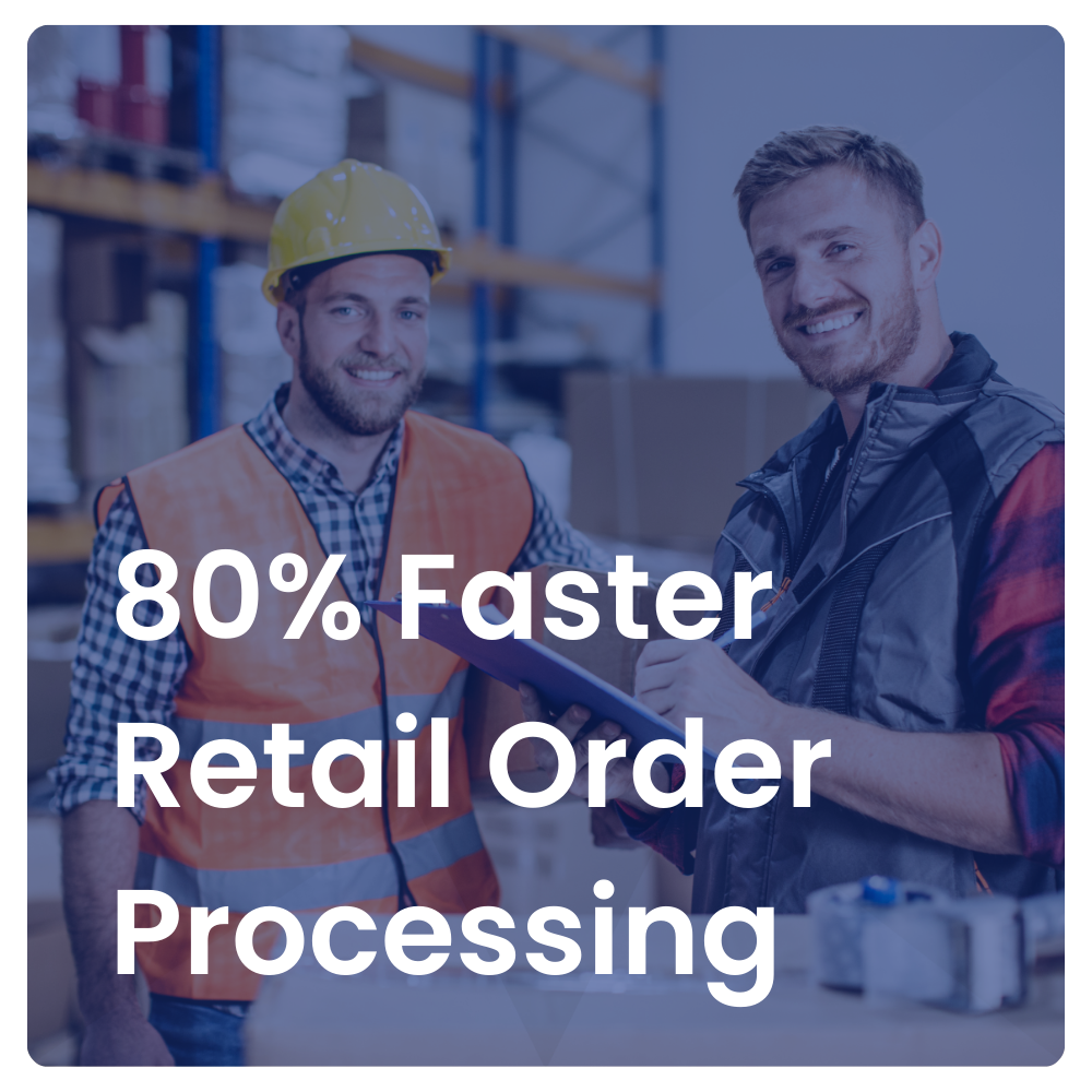 80% Faster Retail Order Processing 80% Faster Retail Order Processing