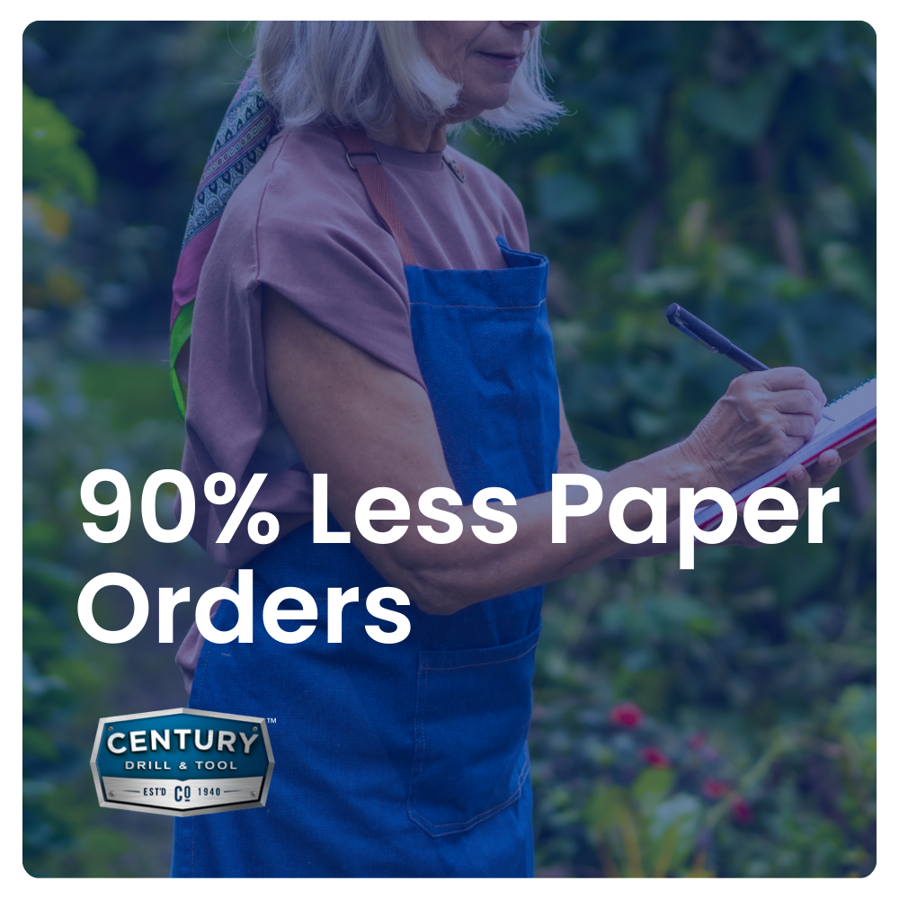 90% Less Paper Orders