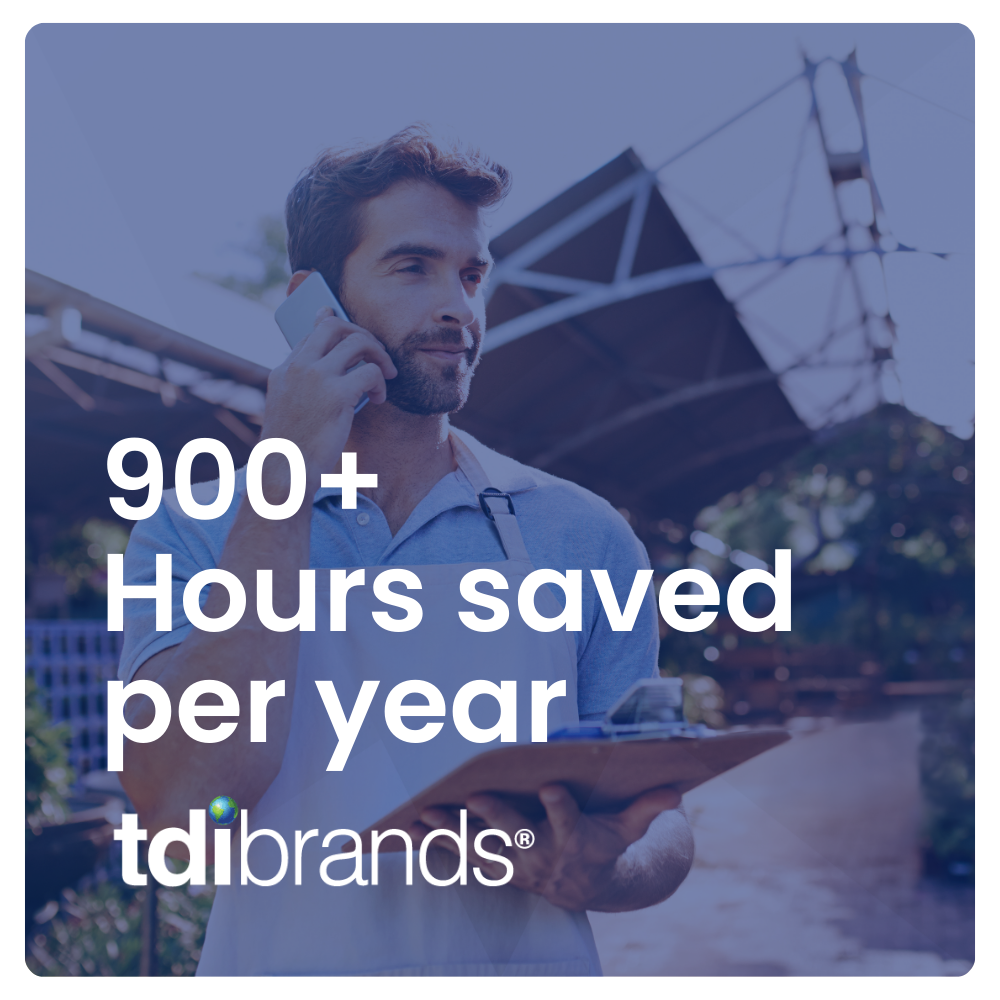 900+ Hours saved per year