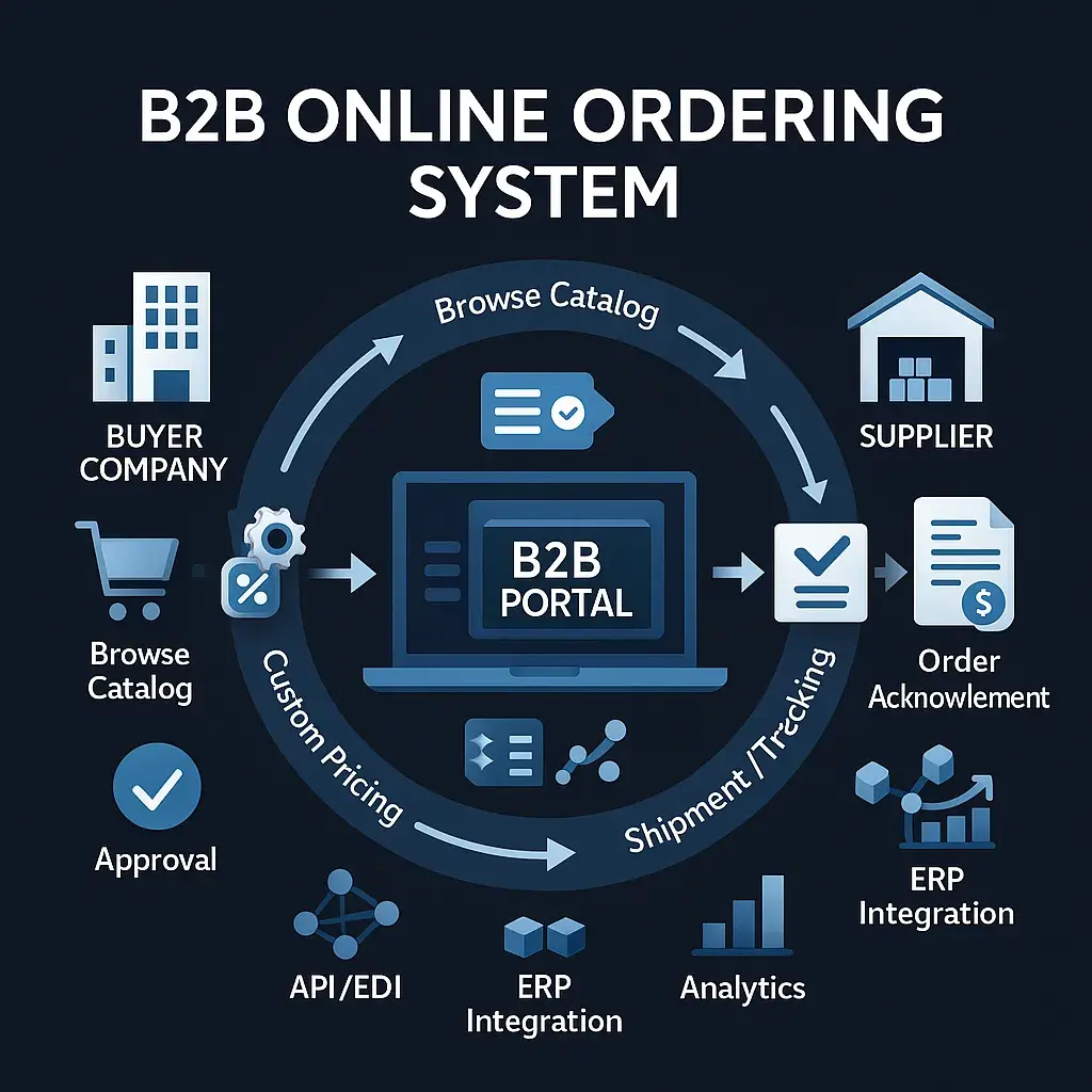 Top 7 Features to Look For in a B2B Online Ordering System